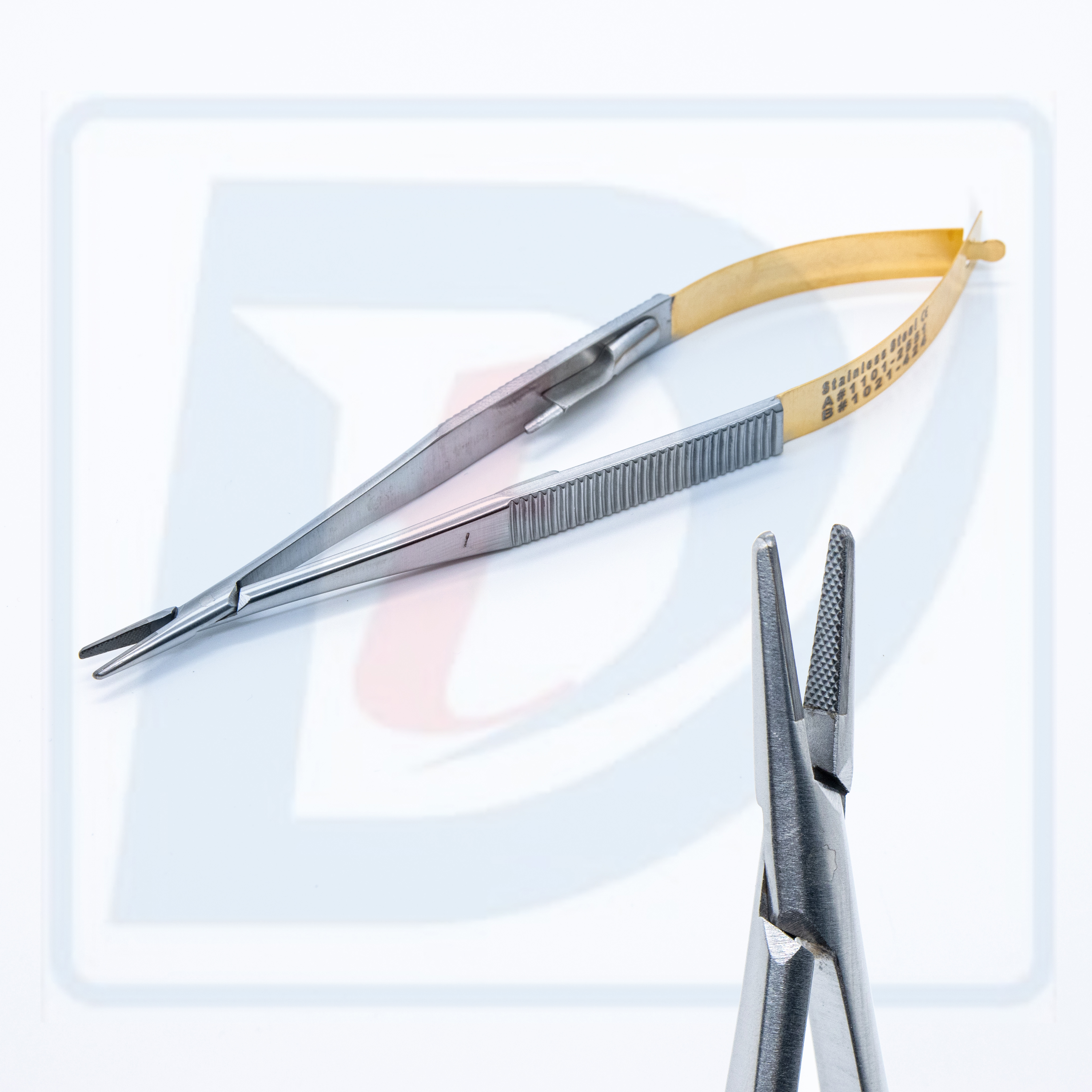 thumbnail image 2 of Castroviejo Needle Holder Forceps – Surgical Micro Suture Instrument – Tungsten Carbide – Spire Tools 2 of 2